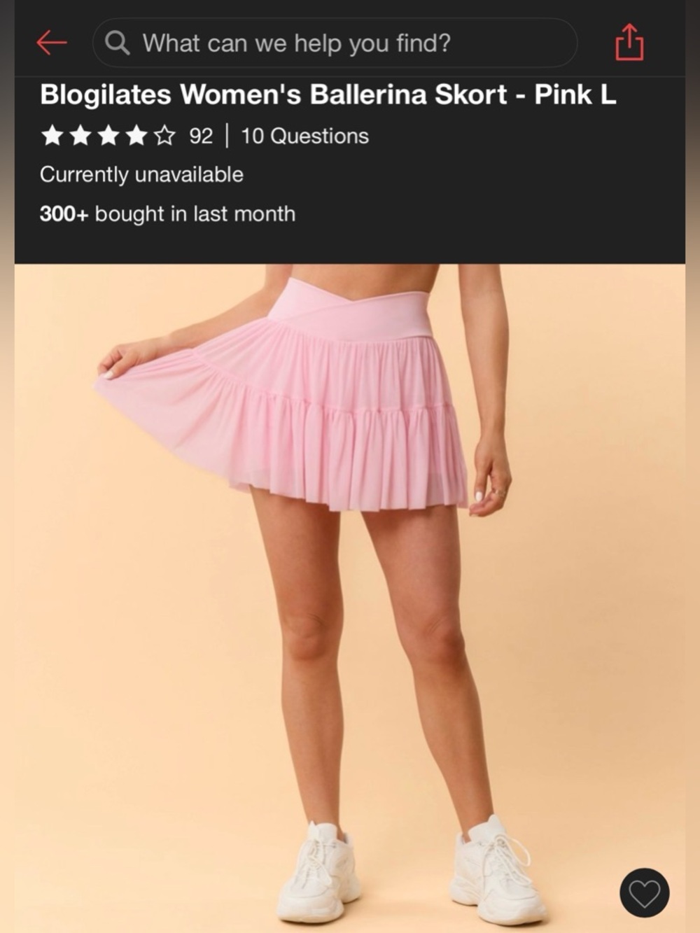 Women's Ballerina Skort - Pink